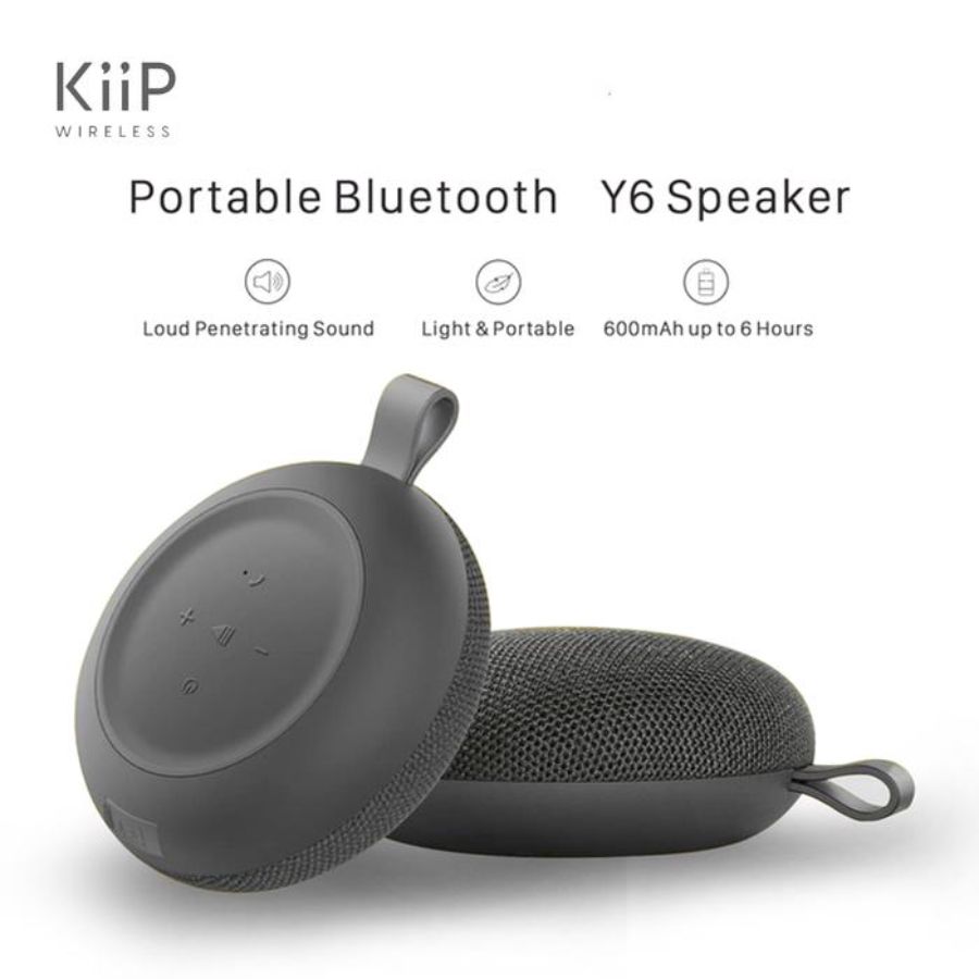 KiiP Round Bluetooth Wireless Speaker Portable Y6 1pcs