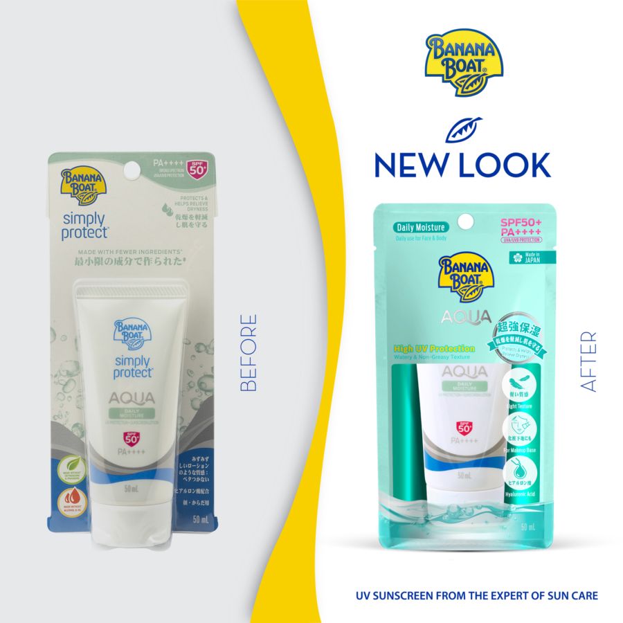 Banana Boat Daily Moisture SPF50 Sunscreen 50ml