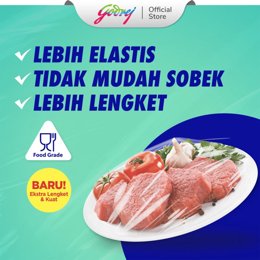Klinpak Cling Wrap Refill 30cm x 30m + 6m/Perlengkapan Dapur 1pcs