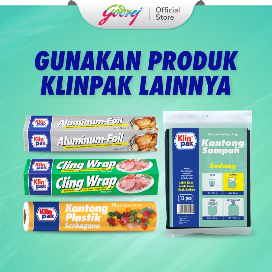 Klinpak Cling Wrap Plastic Size 38 cm x 37 m 1pcs