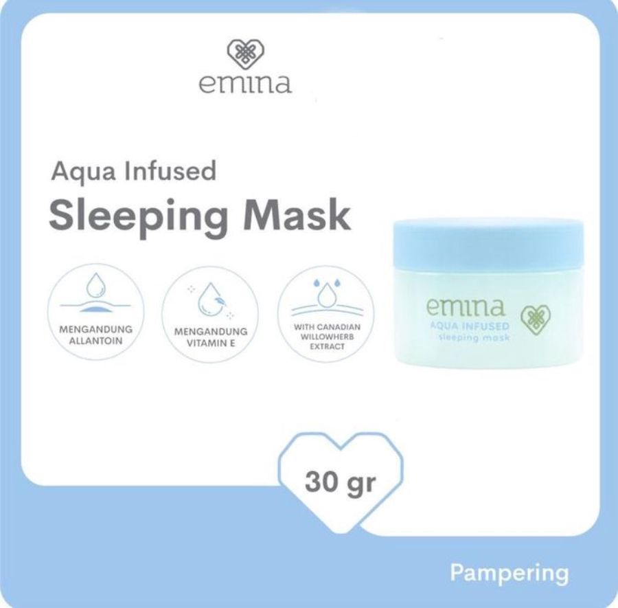 Emina Aqua Infused Sleeping Mask 30gram