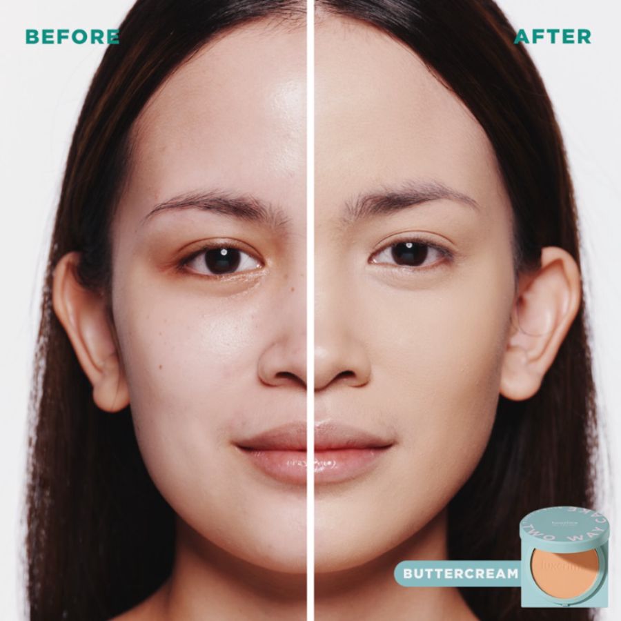 Luxcrime Blur & Cover Buttercream Oil Control Bedak Two Way Cake 8gram