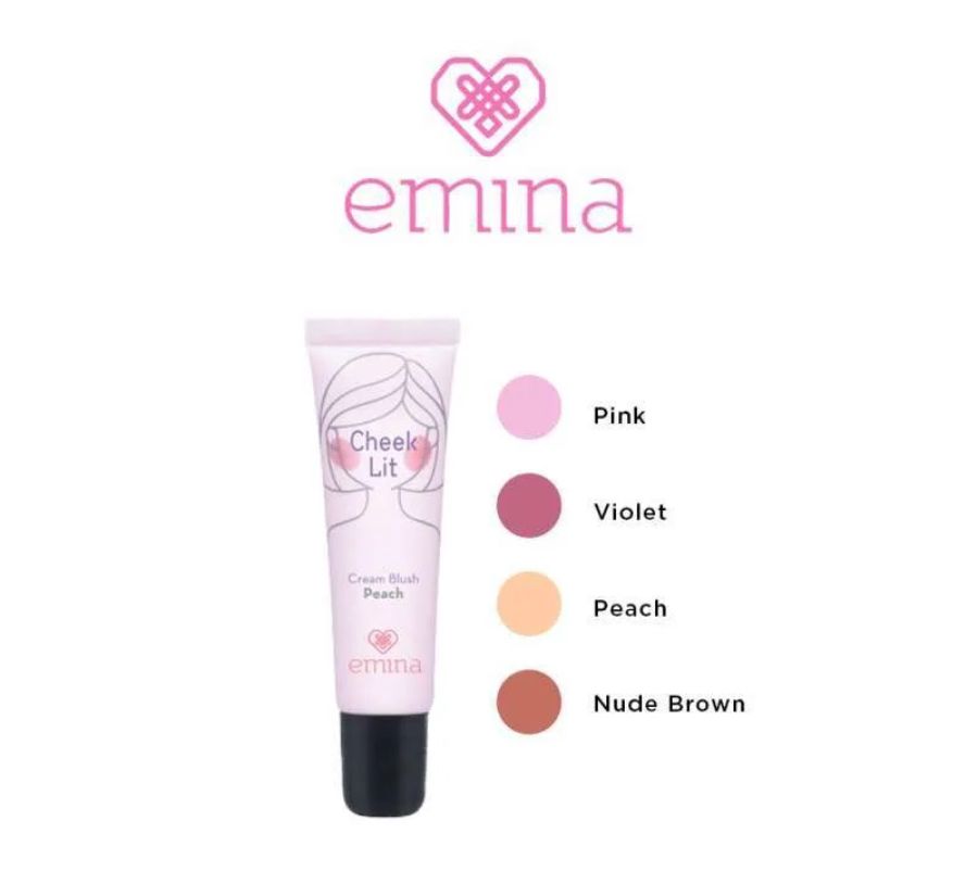 Emina Cheek Lit Peach Cream Blush 10ml