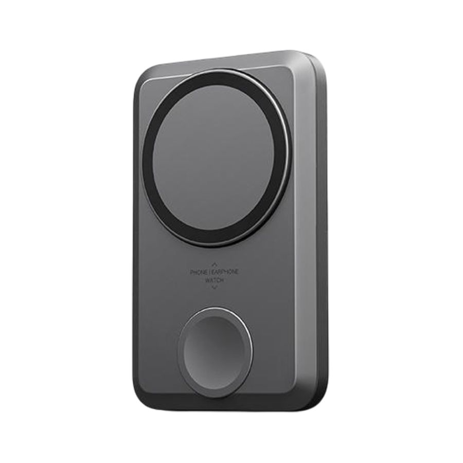 Kiip Magnetic Wireless Power Bank EW31 2in1 10000 mAh Abu-Abu 1pcs