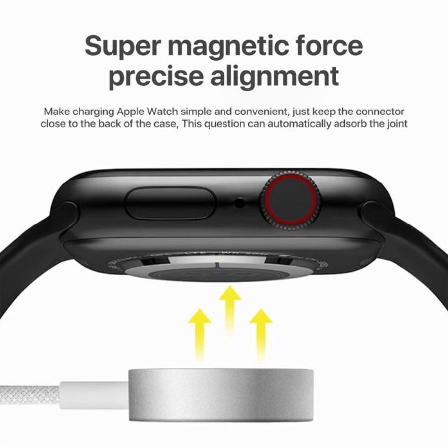 KiiP Wireless Apple Watch Charger Type-C WH10 Putih 1pcs