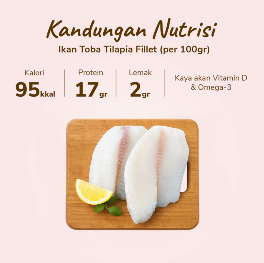 Ikan Nila Fillet 200gram