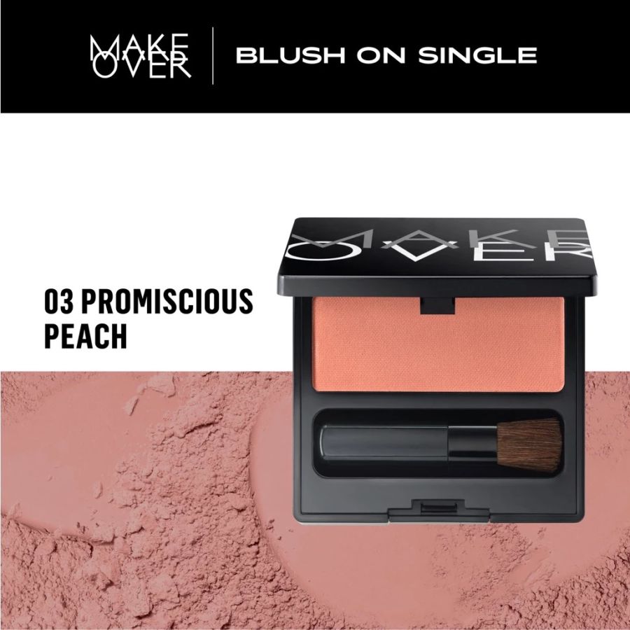 MAKE OVER 03 Promiscious Peach Blush On 6gram