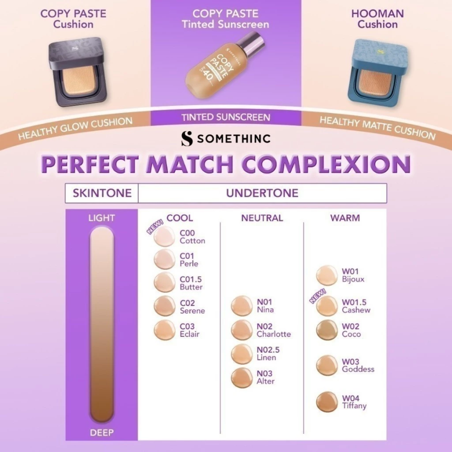 Somethinc Copy Paste Tinted Sunscreen Spf 40 Pa++++ - N03 Alter 10ml