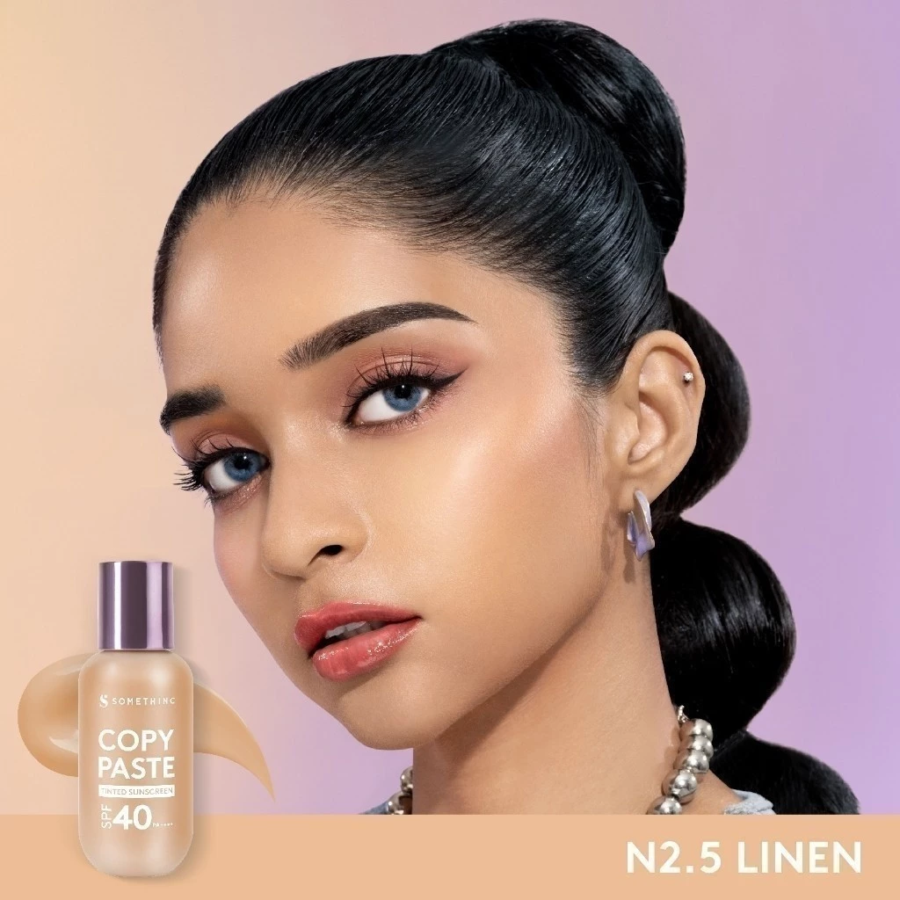 Somethinc Copy Paste Tinted Sunscreen Spf 40 Pa++++ - N02.5 Linen 10ml
