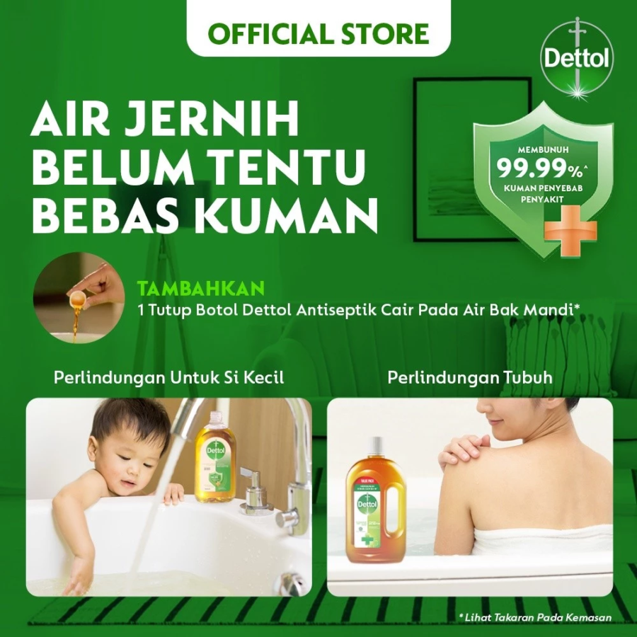 Dettol Cairan Antiseptik Disinfektan 245ml