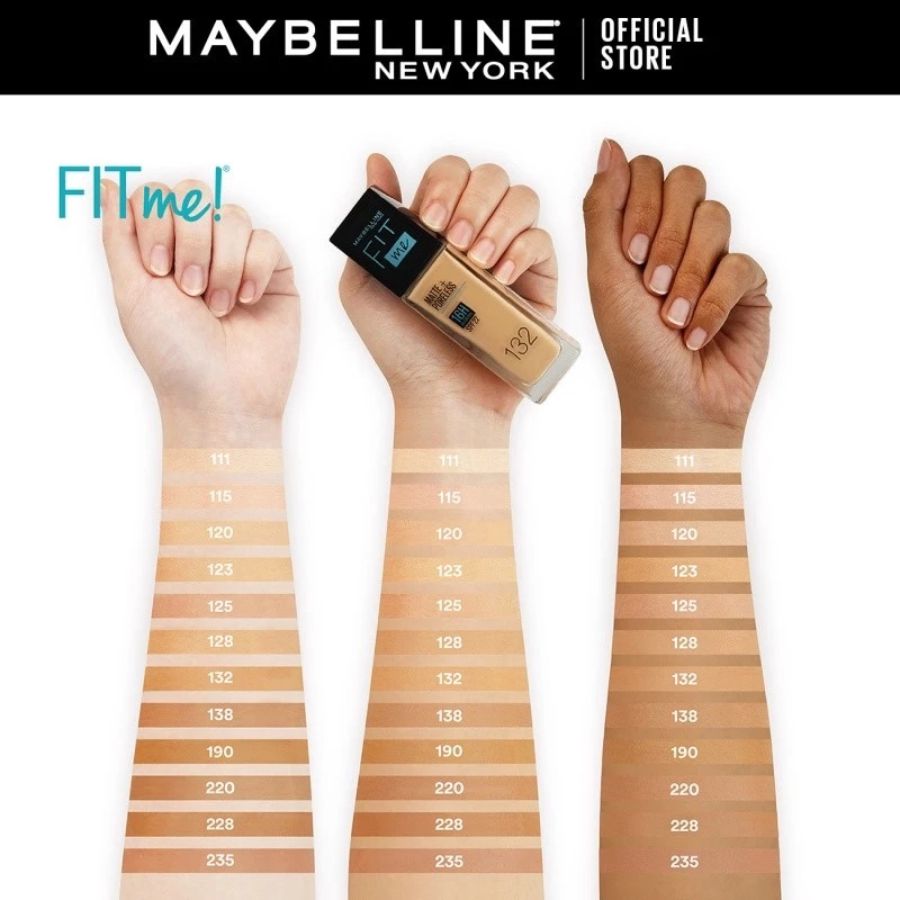 Maybelline Fit Me Matte+Poreless 128 Warm Nude 30ml