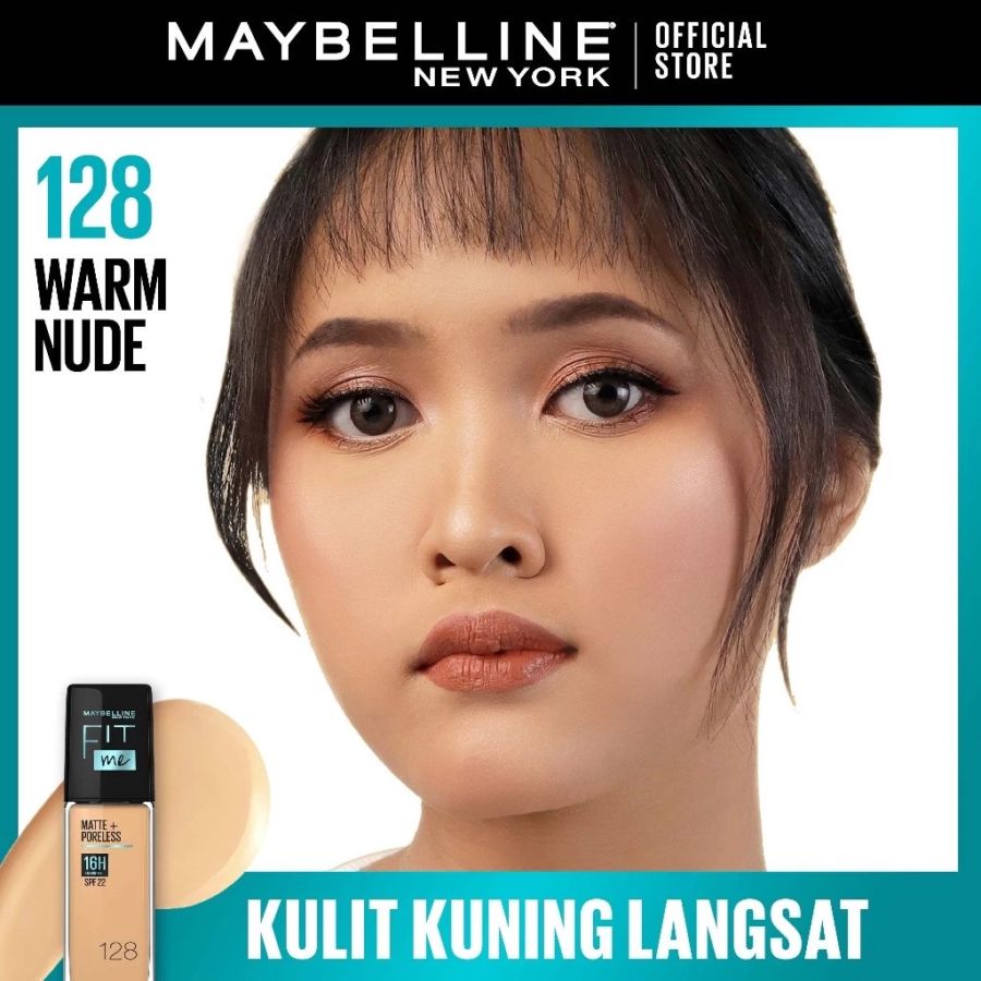 Maybelline Fit Me Matte+Poreless 128 Warm Nude 30ml