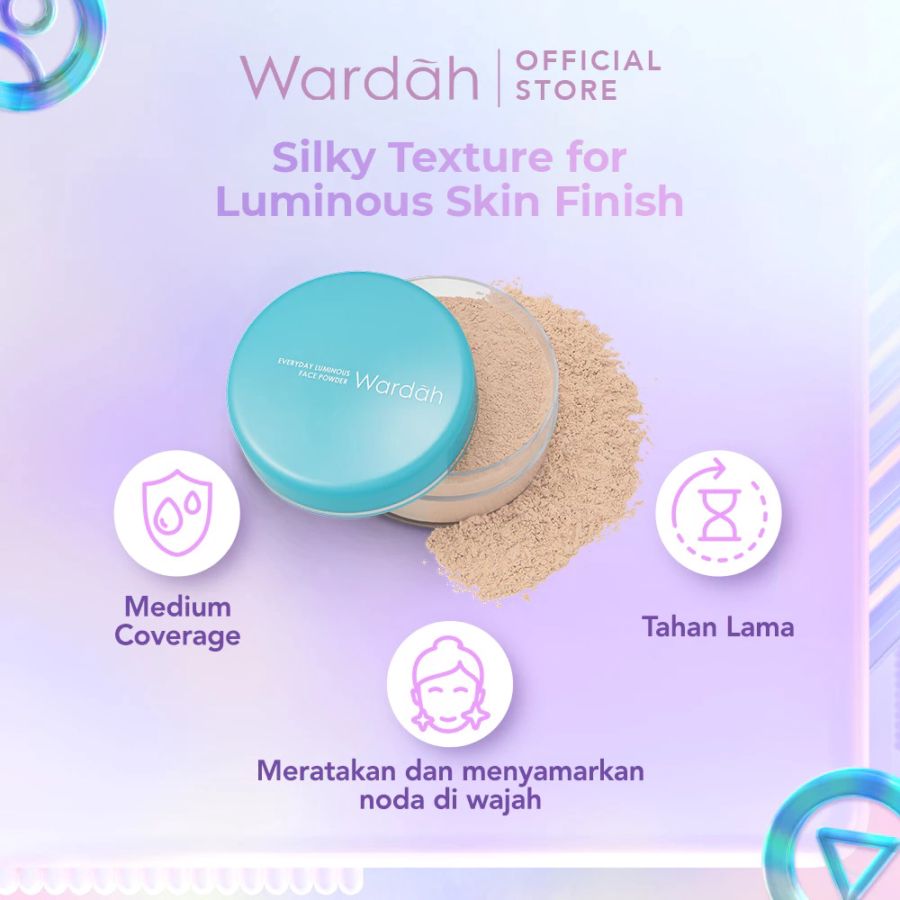 Wardah Everyday Luminous 01 Light Beige Loose Powder 30gram