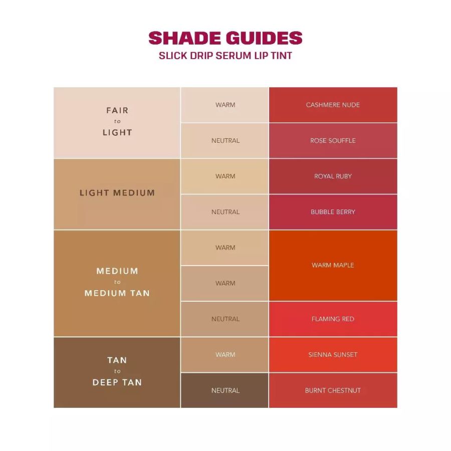 Esqa Slick Drip Serum Lip Tint Bubble Berry 1pcs