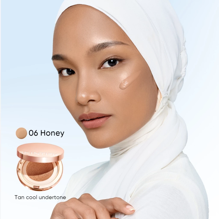 Skintific Cover All Perfect 06 Honey SPF 35 PA+ Cushion 11gram