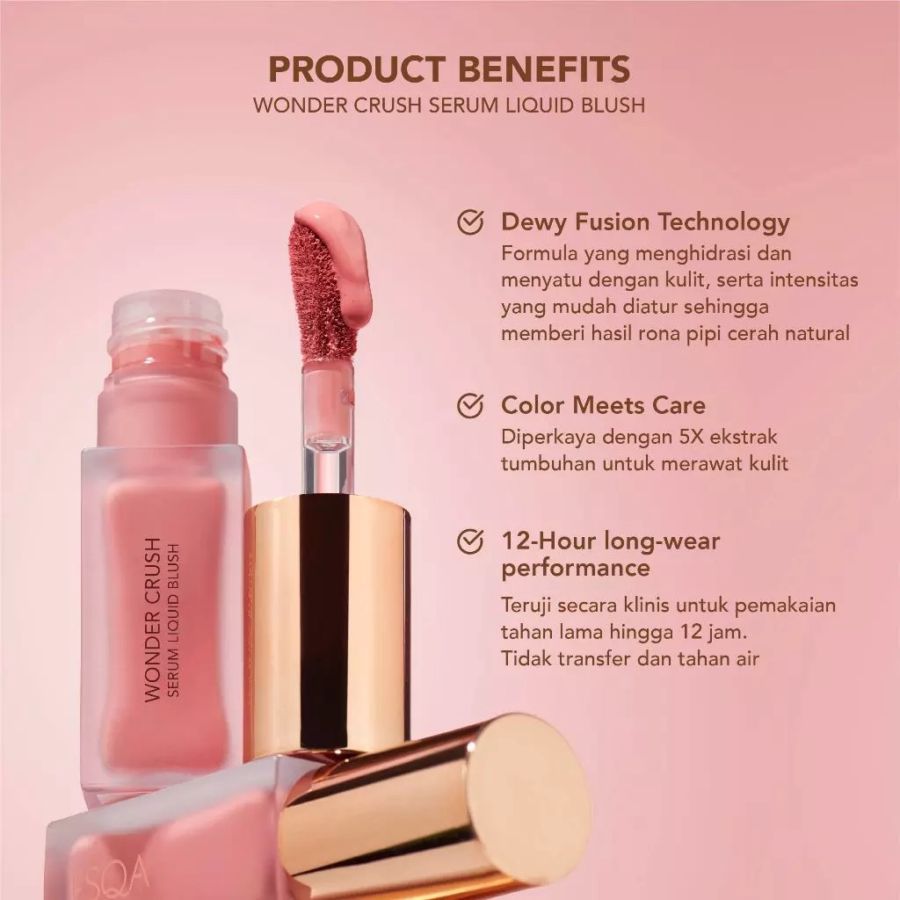 Esqa Wonder Crush Serum Liquid Blush Icons Only 1pcs