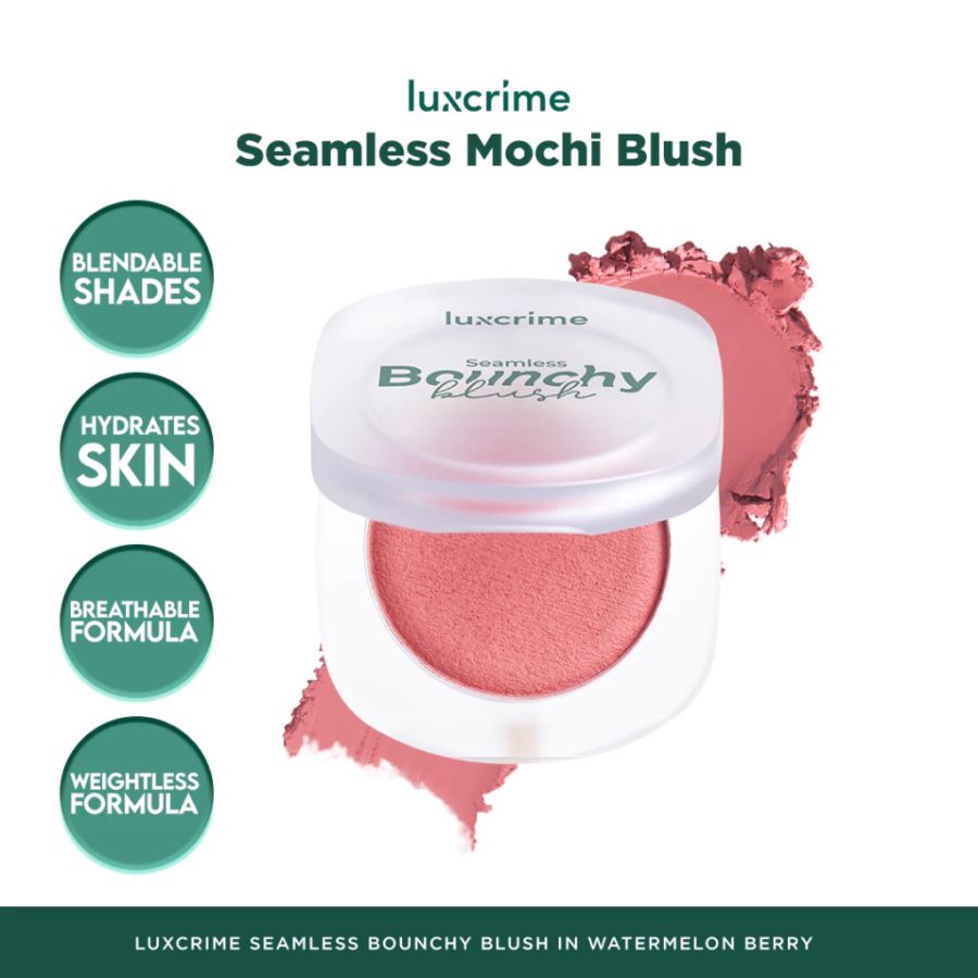 Luxcrime Seamless Bouncy Watermelon Berry Blush 5gram