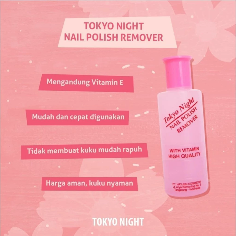 Tokyo Night Nail Polish Remover 40ml