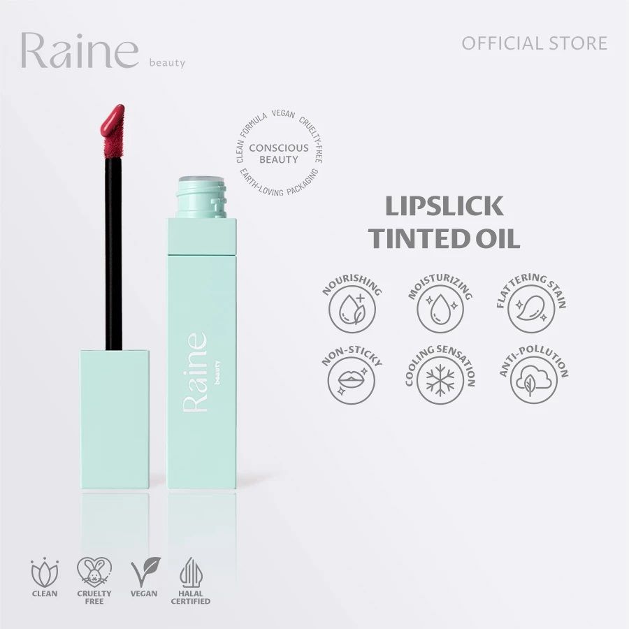 Raine Beauty Lipslick Tinted Oil Mostly Me Lip Oil 5ml