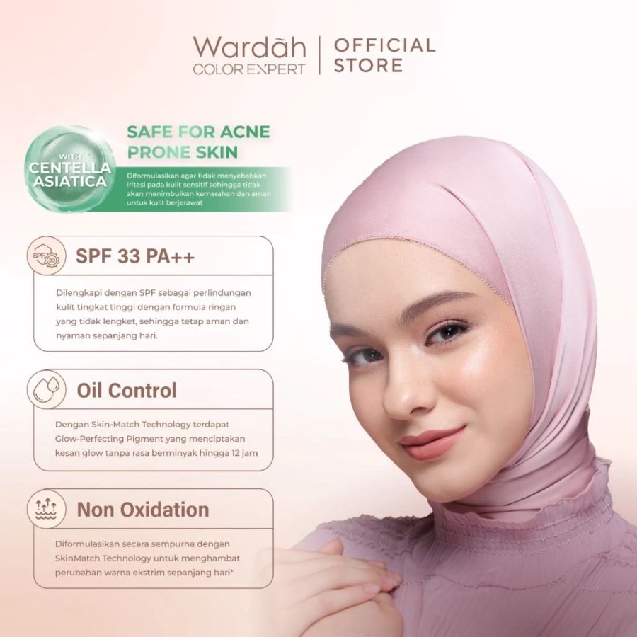 Wardah Colorfit 32N Neutral Beige Matte Foundation 25ml