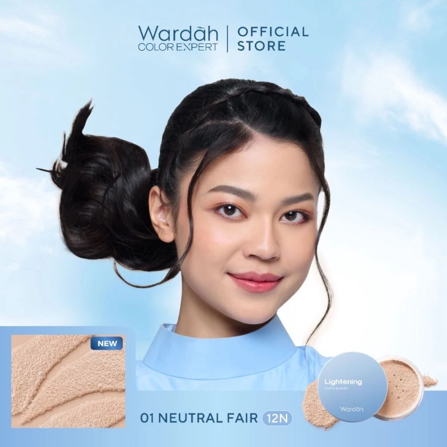 Wardah Lightening Matte 01 Neutral Fair Loose Powder 20gram