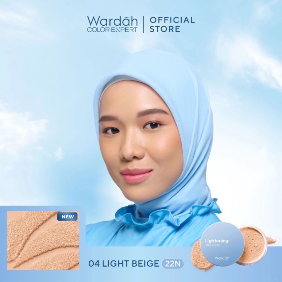 Wardah Lightening Matte 04 Light Ivory Loose Powder 20gram