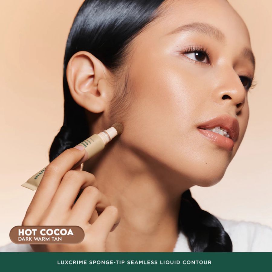 Luxcrime Sponge-Tip Seamless Liquid Contour Hot Cocoa 1pcs