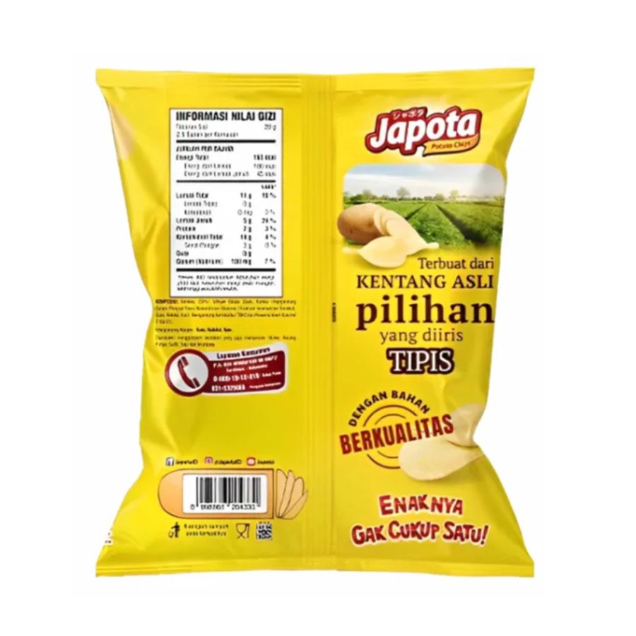 Japota Potato Chips Original 68gram
