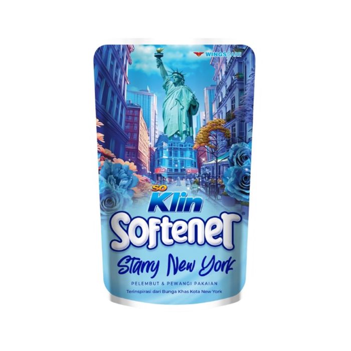 SoKlin Softener Starry New York Pelembut dan Pengharum Pakaian