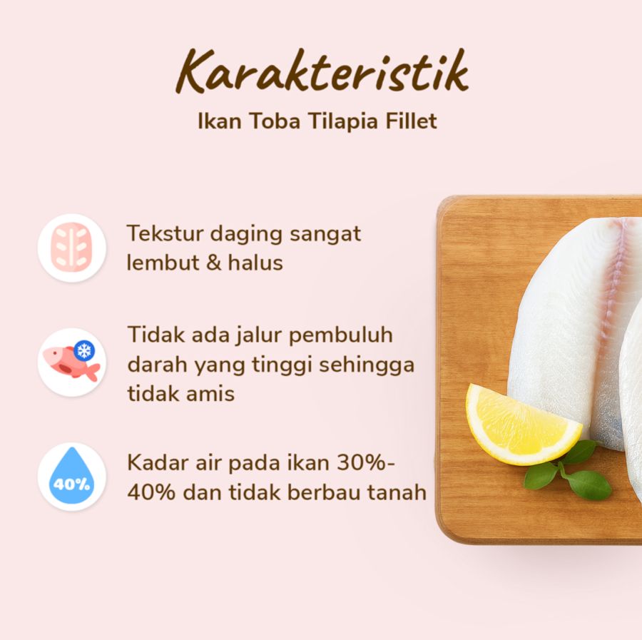 Ikan Nila Fillet 200gram