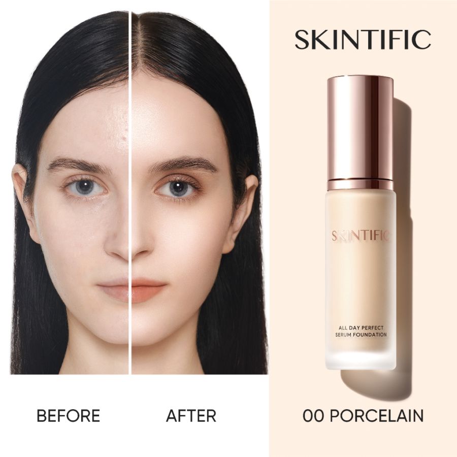 Skintific All Day Perfect 00 Porcelain Serum Foundation 25ml