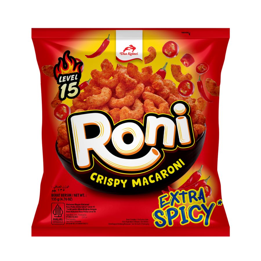 Roni Makaroni Extra Spicy Lvl 15 135gram