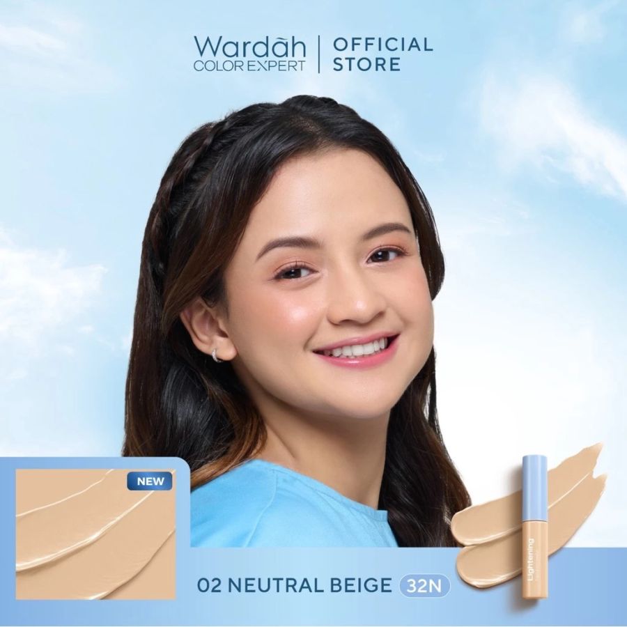 Wardah Lightening 02 Neutral Beige 32N Liquid Concealer 6gram