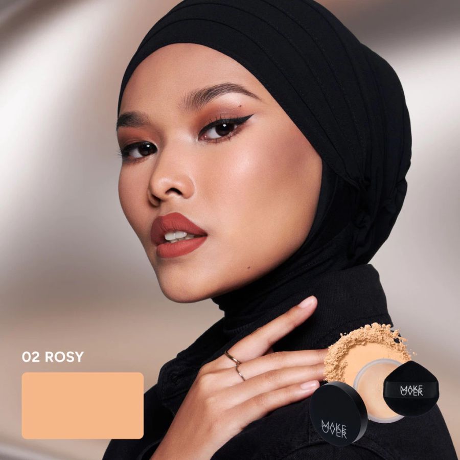 MAKE OVER Silky Smooth 02 Rosy Translucent Powder 35gram