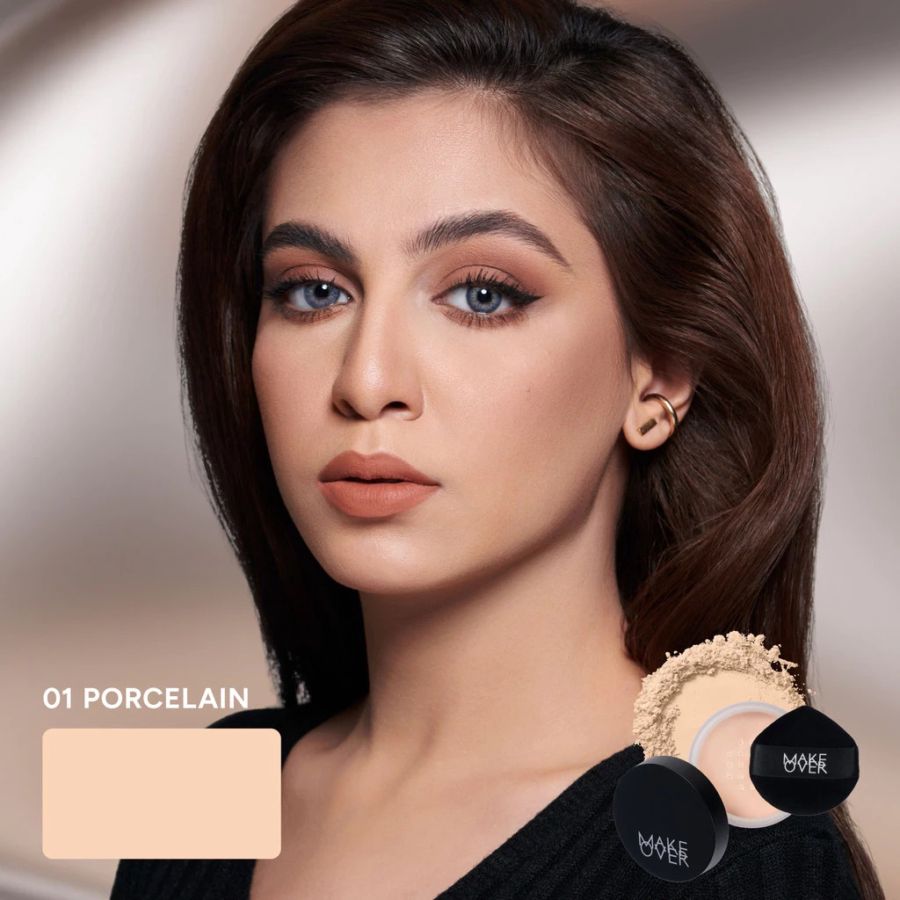 MAKE OVER Silky Smooth 01 Porcelain Translucent Powder 1pcs