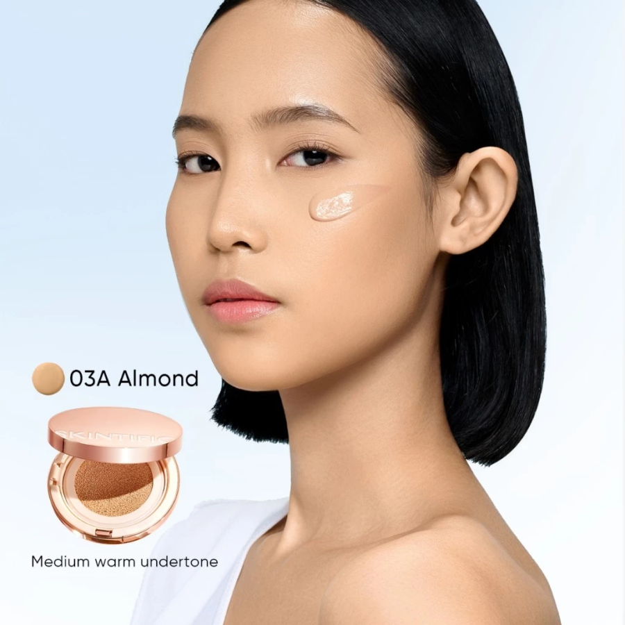 Skintific Cover All Perfect 03A Almond SPF 35 PA+ Cushion 11gram