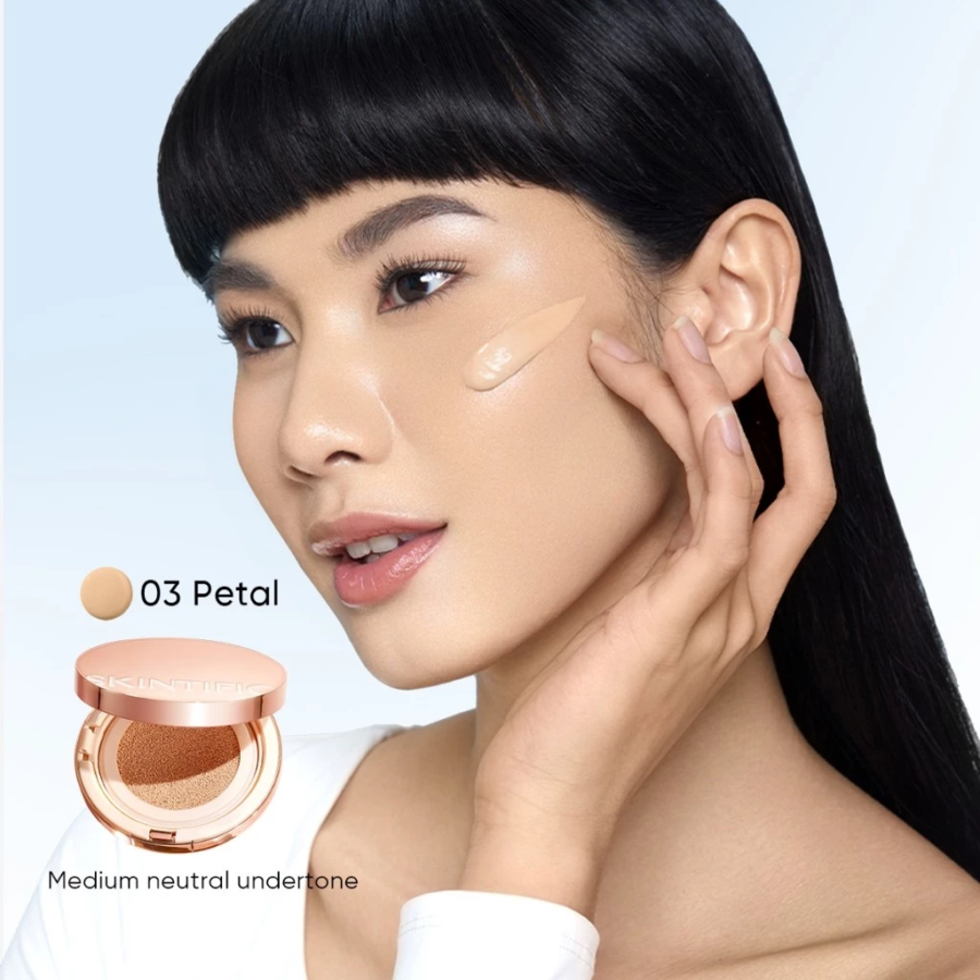 Skintific Cover All Perfect 03 Petal SPF 35 PA+ Cushion 11gram
