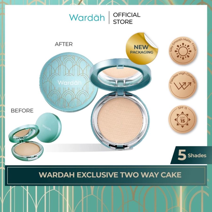 Wardah Exclusive 04 Natural Refiil Bedak Two Way Cake 14gram