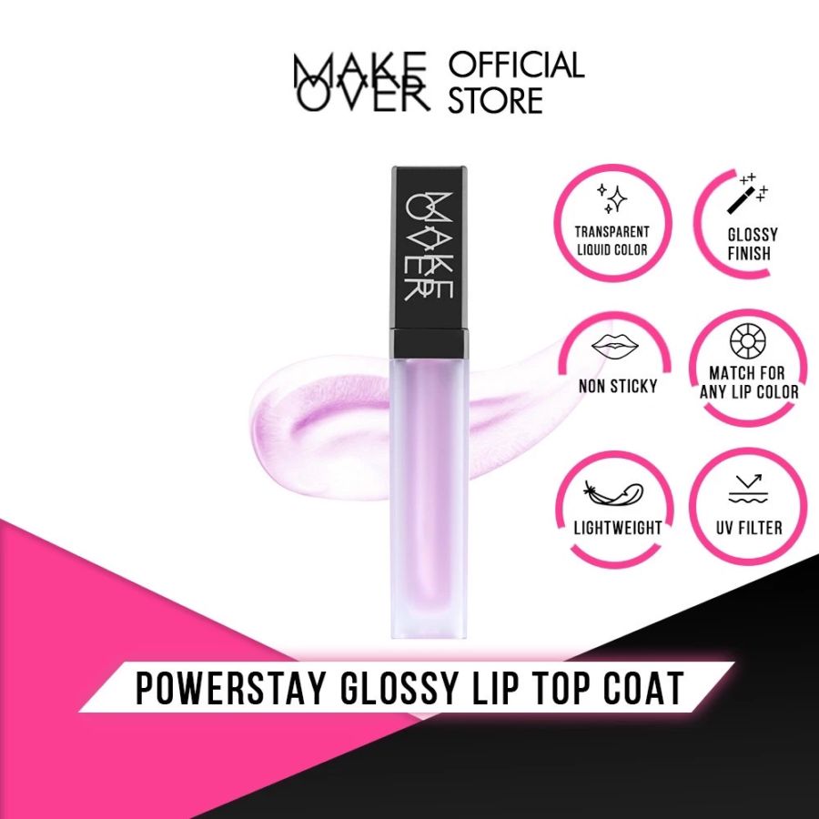 Make Over Powerstay Glossy Lip Top Coat Lip Gloss 6gram