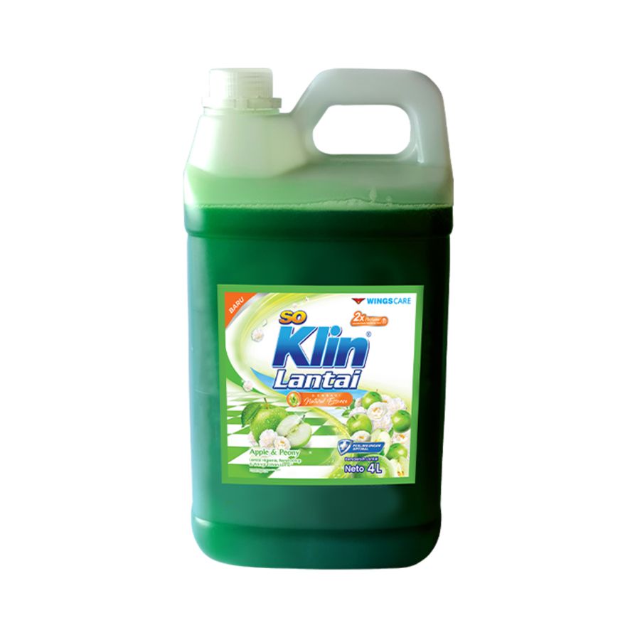 SoKlin Lantai Apple & Peony Pembersih Lantai Jerigen 4000ml