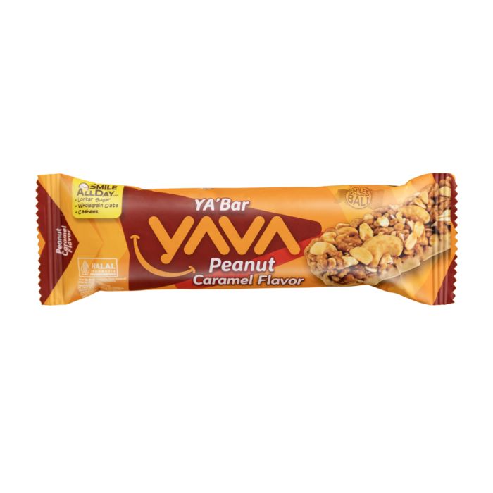 Yava YA’Bar Granola Bar Peanut Caramel Flavor 28gram