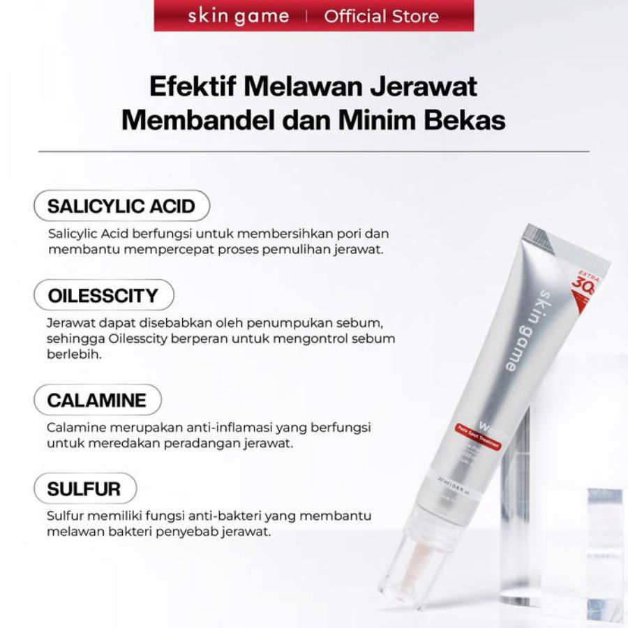 Skin Game Acne Warrior Paste Spot Treatment 20ml