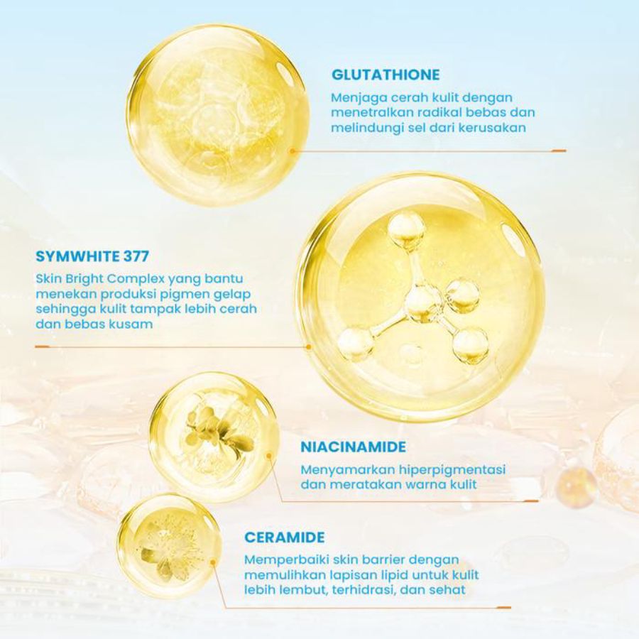 Hanasui Brightening Body Serum Happy Vibes 180ml