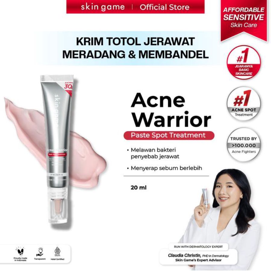 Skin Game Acne Warrior Paste Spot Treatment 20ml