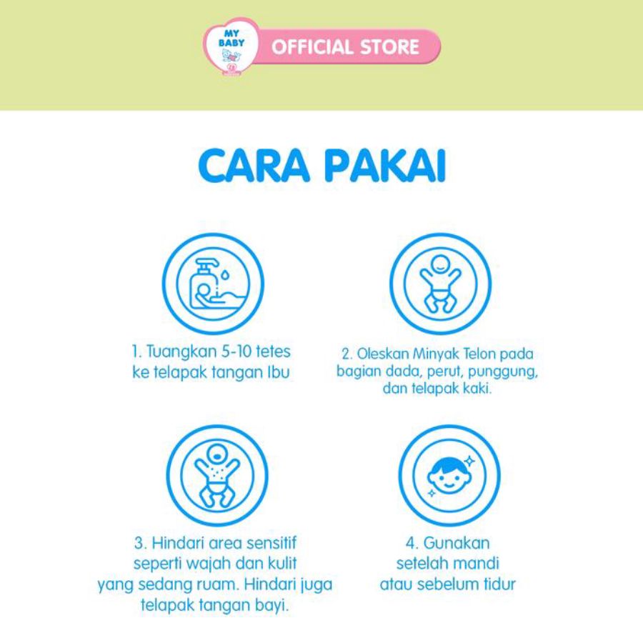 My Baby Miyak Telon Plus Eucalyptus Perawatan Bayi 150ml