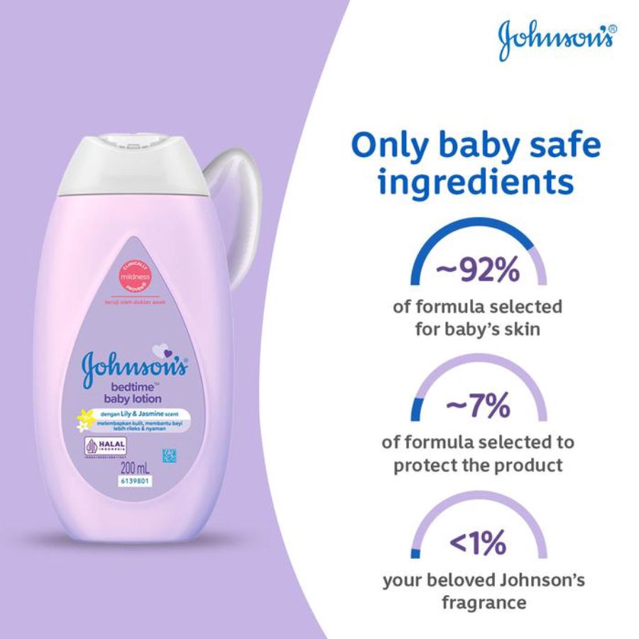 Johnson's Bedtime Baby Lotion Perawatan Bayi 200ml