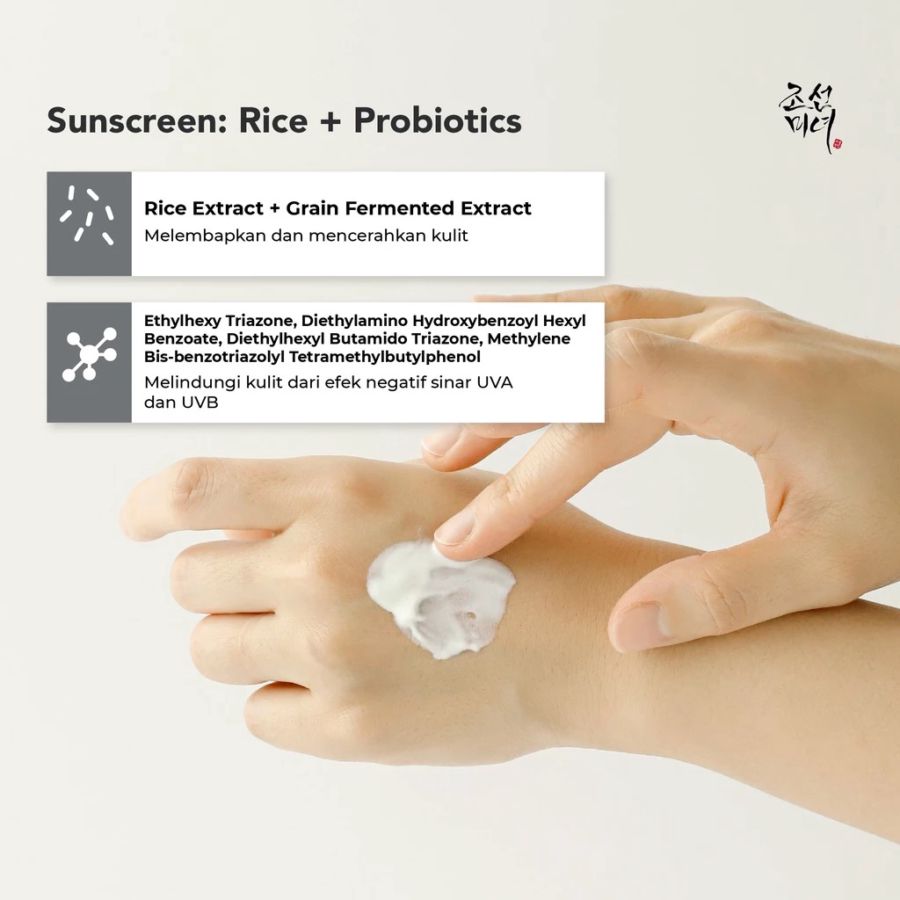 Beauty of Joseon Rice + Probiotics Sunscreen SPF 50+ PA++++ 50ml