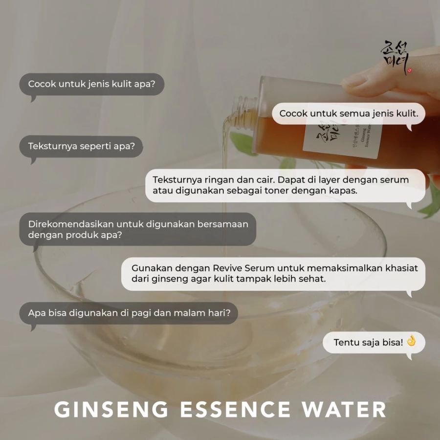 Beauty of Joseon Ginseng Essence Water Toner Wajah 150ml