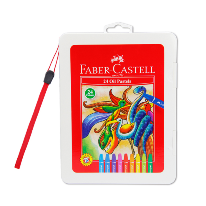 Faber Castell Crayon Hexagonal Oil Pastel 24 Set