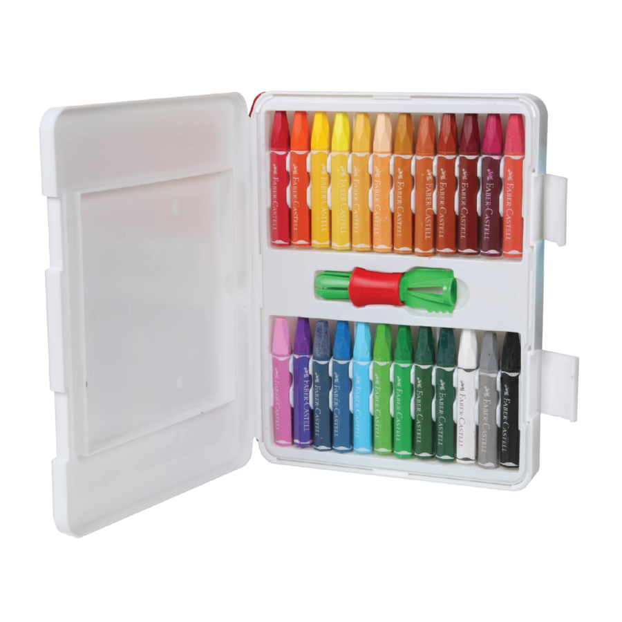 Faber Castell Crayon Hexagonal Oil Pastel 24 Set 1pack